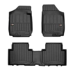 Set covorase auto Frogum 3D, pentru Kia Carens 2006-2012, 3 bucati, Negru