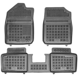 Set covorase auto Rezaw Plast, pentru Dacia Spring 2021-prezent, 3 bucati, Negru