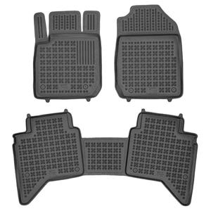 Set covorase auto Rezaw Plast, pentru Isuzu D-Max 2020-prezent, 3 bucati, Negru