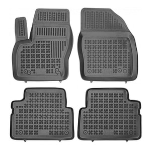 Set covorase auto Rezaw Plast, pentru Ford Grand C-Max 2010-2019, 4 bucati, Negru