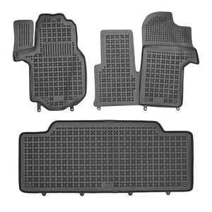 Set covorase auto Rezaw Plast, pentru Man TGE 2016-prezent, 3 bucati, Negru