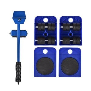 Set pentru ridicat si transportat mobila PROCART, 4 role, maneta maner antiaderent, max 150 kg