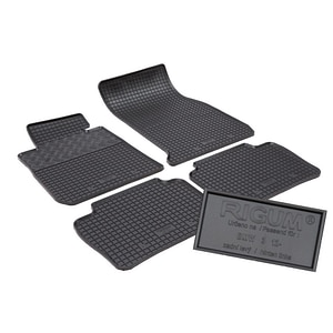 Set covorase auto Rigum, pentru BMW Seria 3 F30/F31 2012-2019, 4 bucati, Negru