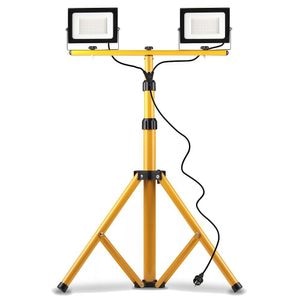 Trepied reglabil pe inaltime cu 2 reflectoare LED, 2x50W, 8000lm, 4500K, Master LED, IP65