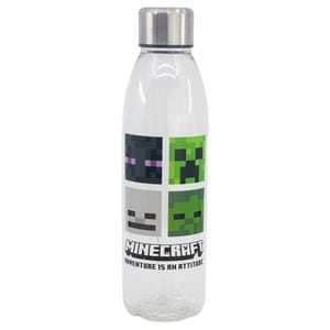 Sticla de plastic, Minecraft, 980 ml, Cu capac metalic