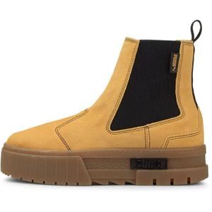 Ghete femei Puma Mayze Chelsea Suede, Maro, 39