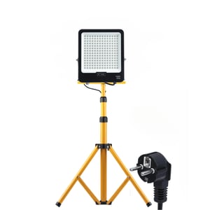 Trepied telescopic cu proiector LED chip OSRAM 150W, cablaj inclus