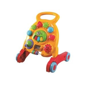 Antepremergator cu activitati A Haberkorn, Play Go, Reglabil, Cu 4 roti, 12 luni+