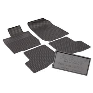 Set covorase auto Rigum, pentru Dacia Sandero 2008-2012, 4 bucati, Negru