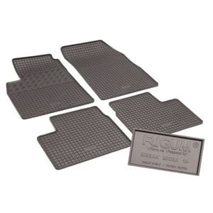 Set covorase auto Rigum, pentru Nissan Micra 2003-2010, 4 bucati, Negru