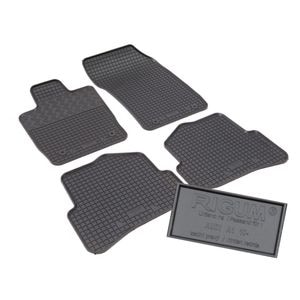Set covorase auto Rigum, pentru Audi A1 8X 2010-2018, 4 bucati, Negru