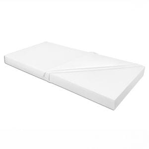 Saltea patut Kreis Design, Basic, 120x60x10 cm, Din burete, alb