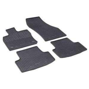 Set covorase auto Rigum, pentru Audi Q2 2016-prezent, 4 bucati, Negru