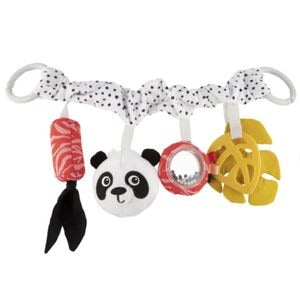Jucarie pentru carucior Canpol Babies , BabiesBoo, Cu texturi diverse, Cu jucarie de dentitie, 0 luni+