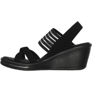 Sandale femei Skechers Rumblers - Solar Bur, Negru, 36.5