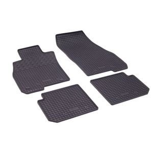 Set covorase auto Rigum, pentru Alfa Romeo Mito 2008-2018, 4 bucati, Negru