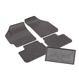 Set covorase auto Rigum, pentru Chevrolet Spark 2005-2009, 4 bucati, Negru