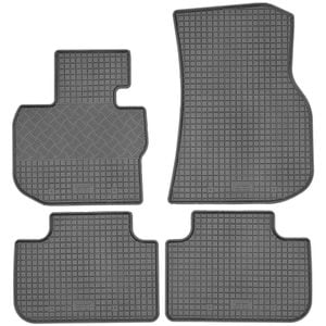 Set covorase auto Rigum, pentru BMW X4 G02 2018-prezent, 4 bucati, Negru