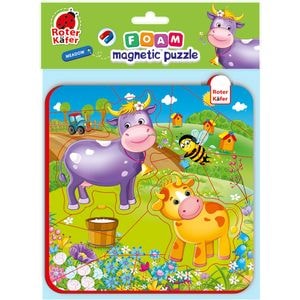 Puzzle Roter Kafer, Ferma, Magnetic, 16 piese