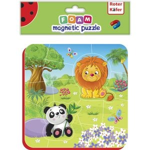 Puzzle Roter Kafer, Zoo, Magnetic, 16 piese