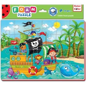 Puzzle Roter Kafer, Pirati, 24 piese