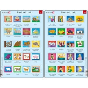 Puzzle Larsen, Read and Look 21 -30 (EN), 10 buc, 10 piese