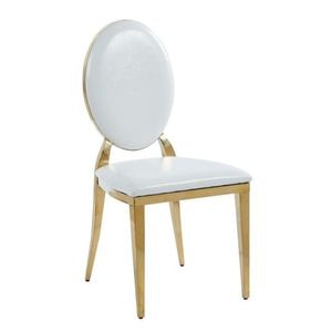 Scaun Living White Top Gold KJC116, 92 x 43 x 50 cm