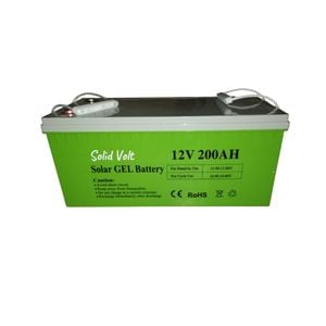 Acumulator Solid Volt, 12V 200Ah GEL solar, descarcare lenta, sistem solar, panouri fotovoltaice