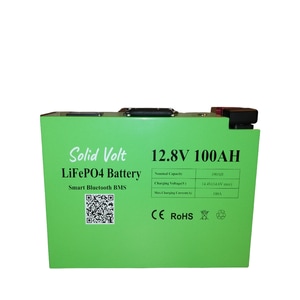 Acumulator Solid Volt, 12V 100Ah litiu LifePO4 ,  Bluetooth si display pe baterie, peste 6000 cicluri descarcare, celule CATL