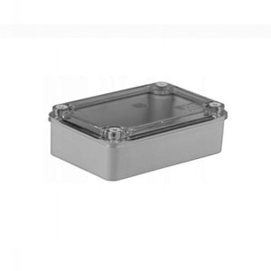 Doza derivatie Pawbol, aparenta, 240x190x90, IP65, cu capac transparent, gri