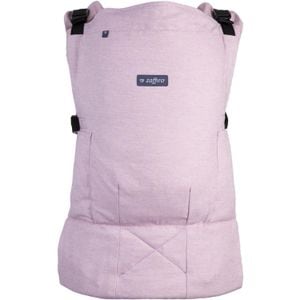 Marsupiu Womar Zaffiro, Smart N26, Ergonomic, Ajustabil, De la 4 luni la 3 ani, Melange pink
