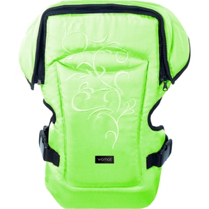 Marsupiu Womar Zaffiro, Rainbow N15, Cu broderie, De la 5 la 13 kg, Verde Deschis
