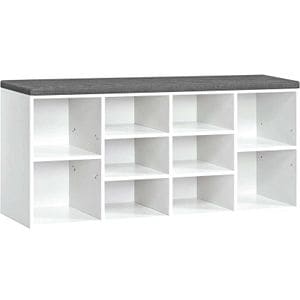 Pantofar tip bancuta cu perna Teox,  104x48x30cm, alb