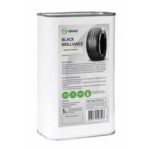 Solutie profesionala de innegrit cauciucuri pe baza de silicon GRASS BLACK BRILLIANCE, canistra metalica 1L 