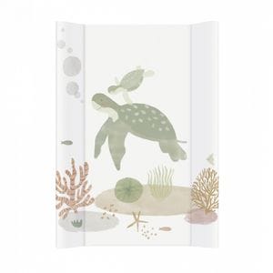 Saltea de infasat Rotho-babydesign Soft Sea life, 70x50 cm, crem/verde