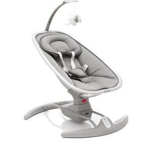 Leagan electric Fillikid, Mimi, Pentru bebelusi, Cu centura in 5 puncte, Pana in 9 kg, Grey 