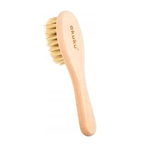Perie par natural pentru bebelusi Akuku A0669, din lemn