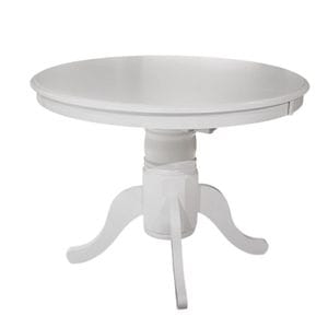 Masa extensibila Olivia, 100 x 100 x 75 cm, Alb