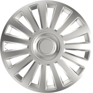 Set capace roti auto Luxury Cridem, 16'', 4buc, argintiu
