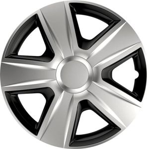 Set capace roti auto Esprit BC Cridem, 15'', 4buc, argintiu/negru