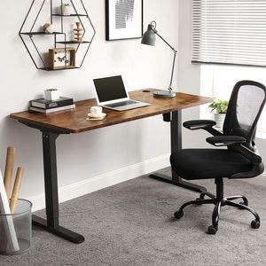 Cadru pentru birou Songmics, B-0252, Negru, 110x155x116 cm