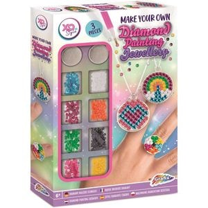 Set creativ Grafix, Creaza-ti propriile tale bijuterii, Cu diamante rotunde, 6 ani+