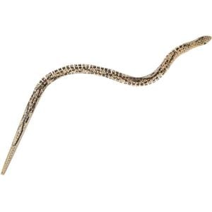 Jucarie interactiva, Sarpe, Material lemn, 50 cm, Auriu