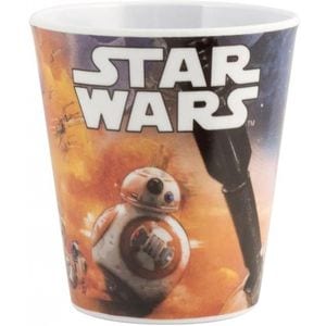 Pahar Lulabi, Star Wars 7, Material melamina, Fara BPA, 190 ml