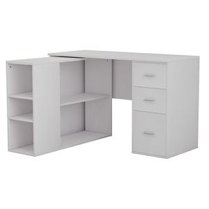 Birou pe colt Pako World, model 58980, 120x75x100 cm, Alb