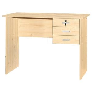 Birou cu sertare Pako World, model 59000, 116x72x57 cm, Natural
