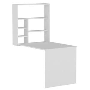 Birou Pako World, B-0093, Alb, 63x90x154 cm