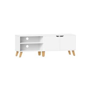 Comoda Vasagle, CC-0264, Alb, 140x40x45 cm