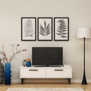 Comoda CC-0259, Alb, 120x29x45 cm