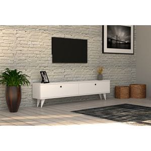Comoda CC-0241, Alb, 160x25x35 cm